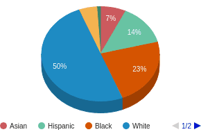 This chart display the percentage breakdown of public school students of all ethnic groups in VA. This chart display the percentage breakdown of public school students of all ethnic groups in VA.