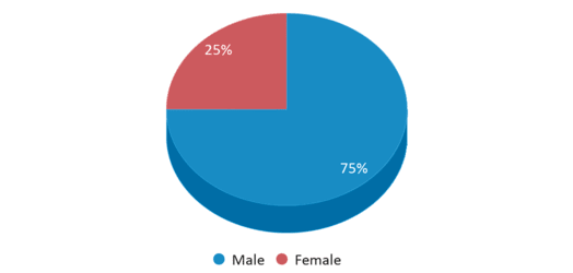 This chart displays gender of Deep Creek Academy This chart displays gender of Deep Creek Academy