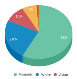 This chart displays the percentage breakdown of students of all ethnic groups in Morrice Schaefer Charter. This chart displays the percentage breakdown of students of all ethnic groups in Morrice Schaefer Charter.