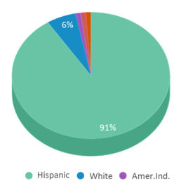 This chart displays the percentage breakdown of students of all ethnic groups in Sierra Vista High (Alternative). This chart displays the percentage breakdown of students of all ethnic groups in Sierra Vista High (Alternative).