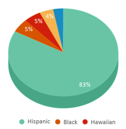 This chart displays the percentage breakdown of students of all ethnic groups in Mathematics And Science Leadership Academy. This chart displays the percentage breakdown of students of all ethnic groups in Mathematics And Science Leadership Academy.