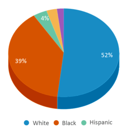 This chart displays the percentage breakdown of students of all ethnic groups in Buckingham Co Prekindergarten Center. This chart displays the percentage breakdown of students of all ethnic groups in Buckingham Co Prekindergarten Center.
