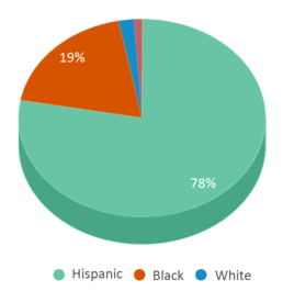 This chart displays the percentage breakdown of students of all ethnic groups in Paterson Arts And Science Charter School. This chart displays the percentage breakdown of students of all ethnic groups in Paterson Arts And Science Charter School.