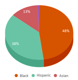 This chart displays the percentage breakdown of students of all ethnic groups in Einstein Charter Middle Sch At Sarah Towles Reed. This chart displays the percentage breakdown of students of all ethnic groups in Einstein Charter Middle Sch At Sarah Towles Reed.