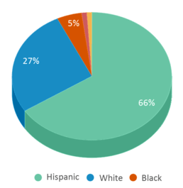 This chart displays the percentage breakdown of students of all ethnic groups in Hardee Senior High School. This chart displays the percentage breakdown of students of all ethnic groups in Hardee Senior High School.