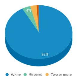 This chart displays the percentage breakdown of students of all ethnic groups in Fremont-mills Middle And Senior High School. This chart displays the percentage breakdown of students of all ethnic groups in Fremont-mills Middle And Senior High School.