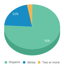 This chart displays the percentage breakdown of students of all ethnic groups in Coast Union High School. This chart displays the percentage breakdown of students of all ethnic groups in Coast Union High School.