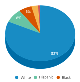 This chart displays the percentage breakdown of students of all ethnic groups in Livingston Manor High School. This chart displays the percentage breakdown of students of all ethnic groups in Livingston Manor High School.