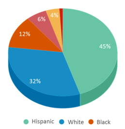 This chart displays the percentage breakdown of students of all ethnic groups in Monroe-woodbury Middle School. This chart displays the percentage breakdown of students of all ethnic groups in Monroe-woodbury Middle School.