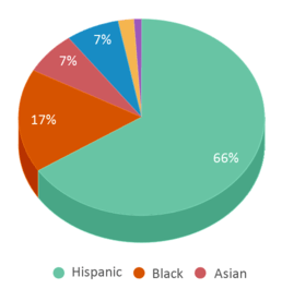 This chart displays the percentage breakdown of students of all ethnic groups in P.s. 22 Graniteville. This chart displays the percentage breakdown of students of all ethnic groups in P.s. 22 Graniteville.