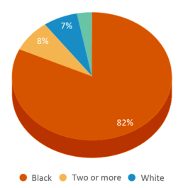 This chart displays the percentage breakdown of students of all ethnic groups in Trotwood-madison Middle School. This chart displays the percentage breakdown of students of all ethnic groups in Trotwood-madison Middle School.