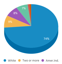 This chart displays the percentage breakdown of students of all ethnic groups in Hot Springs Elementary - 02. This chart displays the percentage breakdown of students of all ethnic groups in Hot Springs Elementary - 02.