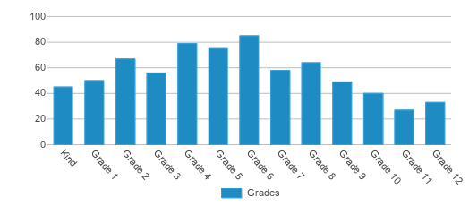 This chart displays the students of Vanguard Classical School - East by grade. This chart displays the students of Vanguard Classical School - East by grade.