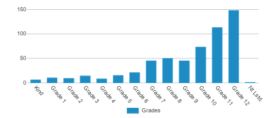 This chart displays the students of Warren Online Academy by grade. This chart displays the students of Warren Online Academy by grade.