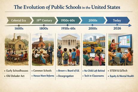 The History of Public Schools in the United States