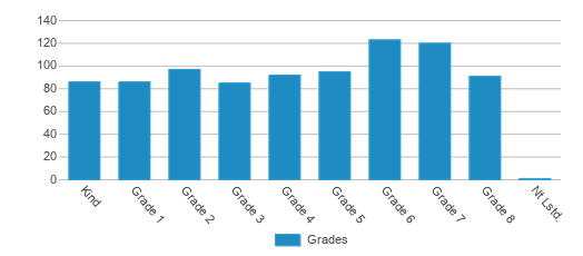 This chart displays the students of Voice Charter School Of New York by grade.