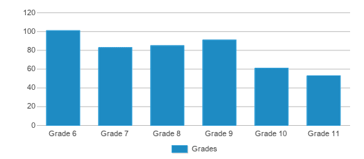 This chart displays the students of Chattanooga Preparatory School by grade.