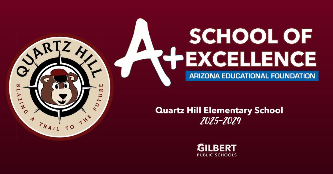 Quartz Hill Elementary School Photo #1 - We're proud to be recognized as an A+ School of Excellence by the Arizona Education Foundation.