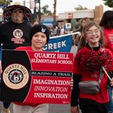 Quartz Hill Elementary School Photo #4 - We love participating in the annual Gilbert Dyas Parade to showcase how Quartz Hill Trailblazers Imagine, Innovate, and Inspire!