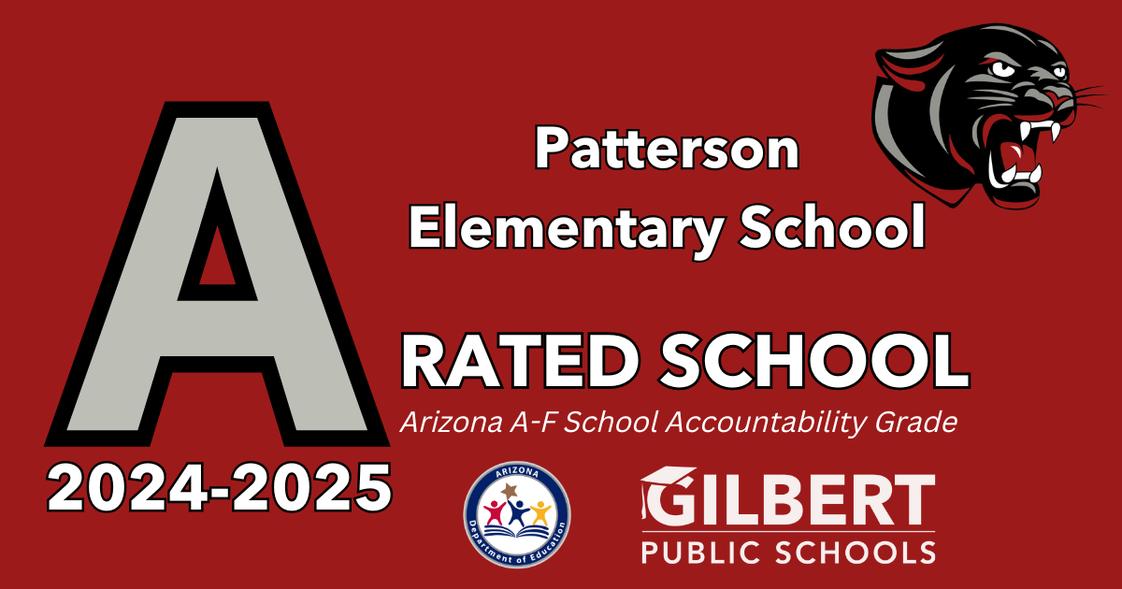 Patterson Elementary School Photo #1 - We're proud to be recognized as an A Rated school by the Arizona Department of Education.