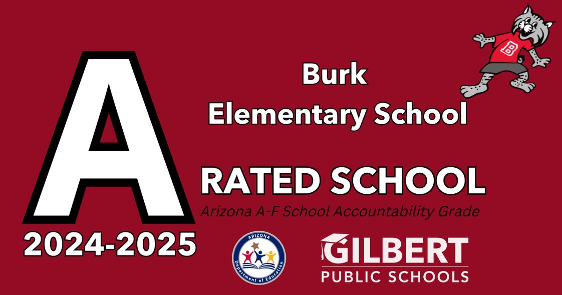 Burk Elementary School Photo #1 - We are proud to be an A Rated School by the Arizona Department of Education.