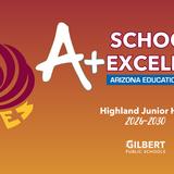 Highland Jr High School Photo #1 - We're proud to be recognized as an A+ School of Excellence by the Arizona Education Foundation.
