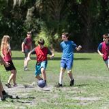 Micanopy Academy Photo #4 - A friendly game of soccer during PE
